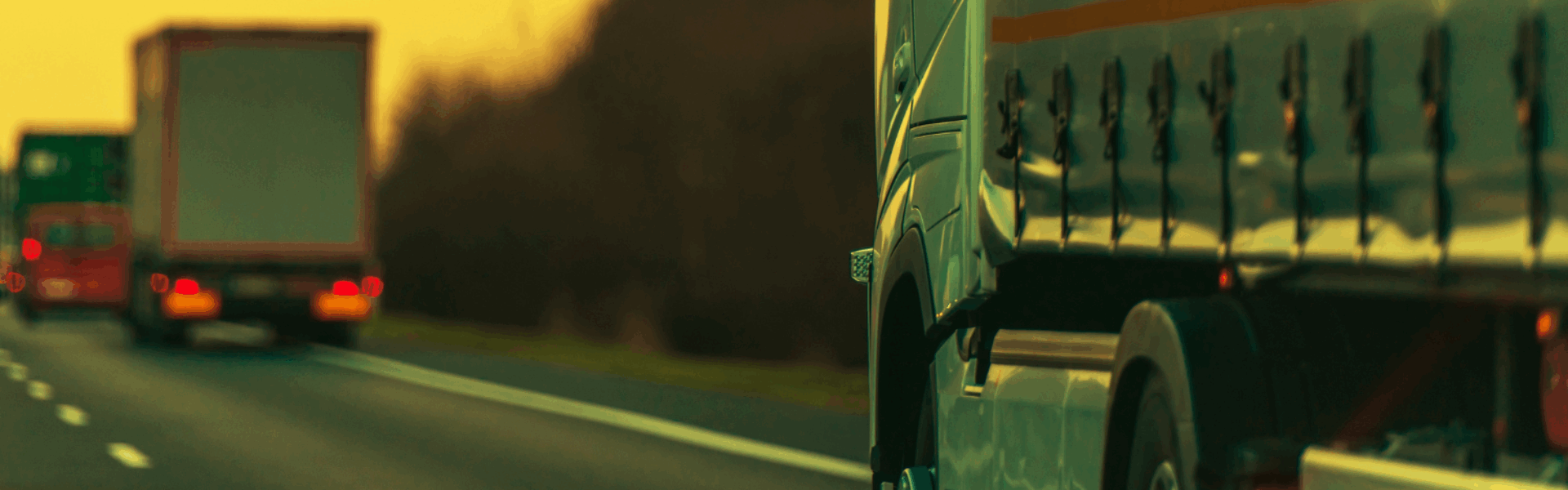Trucks on Highway